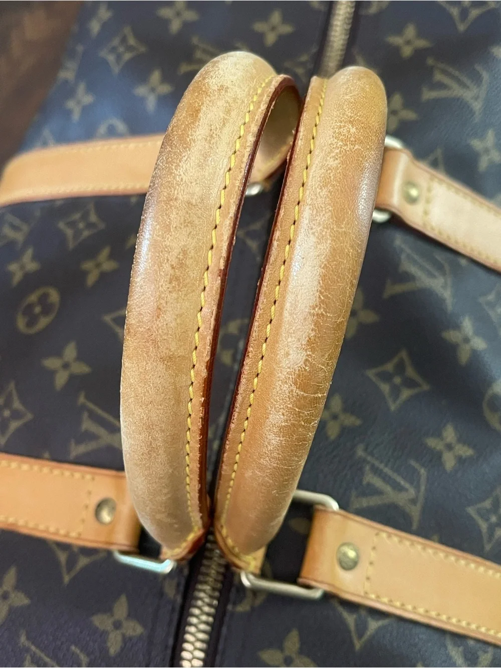 Louis Vuitton Monogram KeepAll Bandolier (No Strap)